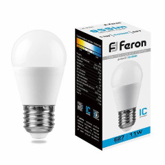 Лампа светодиодная Feron LB-750 Шарик E27 11W 6400K , 25951