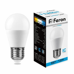 Лампа светодиодная Feron LB-950 Шарик E27 13W 6400K , 38106