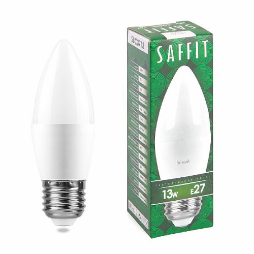 Лампа светодиодная SAFFIT SBC3713 Свеча E27 13W 4000K , 55167