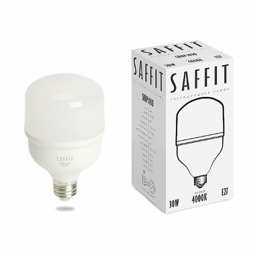 Лампа светодиодная SAFFIT SBHP1030 E27 30W 4000K , 55090