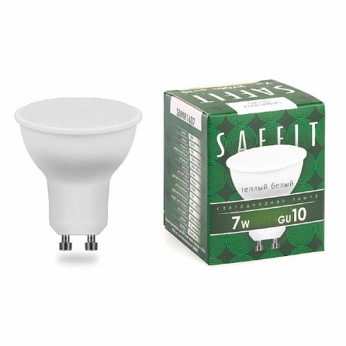 Лампа светодиодная SAFFIT SBMR1607 MR16 GU10 7W 2700K , 55145