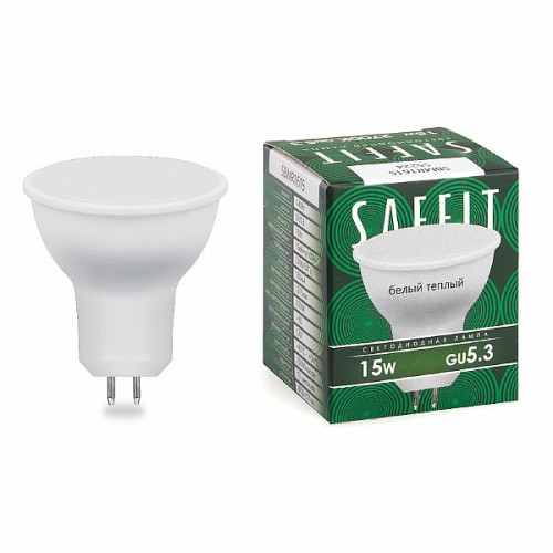 Лампа светодиодная SAFFIT SBMR1615 MR16 GU5.3 15W 2700K , 55224