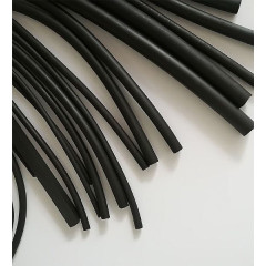 Набор термоусадочных трубок N7 STEKKER HSTGS1, длина 10 см., коэф. усадки 3:1, черный (12шт в упаковке) , 32768