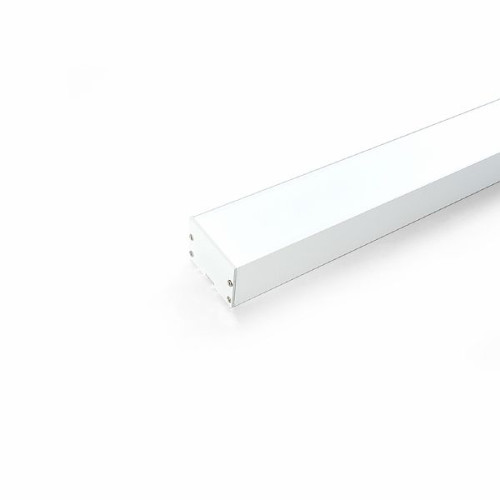 Профиль алюминиевый накладной "Линии света", белый, CAB257 , 10373