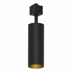 Светильник Feron AL155 трековый однофазный на шинопровод под лампу GU10, черный-золото , 48715