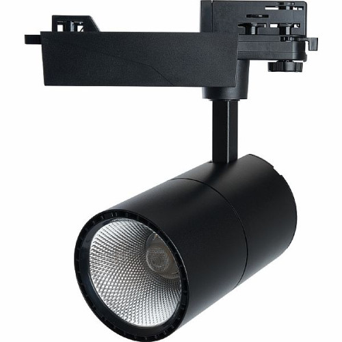 Светодиодный светильник Feron AL103 трековый на шинопровод 20W 4000K 35 градусов черный, 3х фазный , 41600