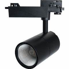 Светодиодный светильник Feron AL103 трековый на шинопровод 30W 4000K 35 градусов черный, 3х фазный , 41602
