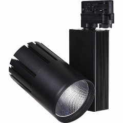 Светодиодный светильник Feron AL105 трековый на шинопровод 40W 4000K, 35 градусов, черный,  3-х фазный серия MarketBright , 32952