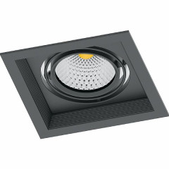 Светодиодный светильник Feron AL201 карданный 1x20W 4000K 35 градусов ,черный , 41290