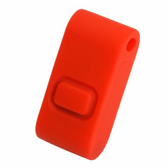 Выключатель беспроводной FERON TM85 SMART одноклавишный  soft-touch, красный , 48880