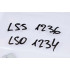 Заглушка прямоугольная LSS-1236/LSO-1234 с отверстием