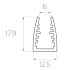 Алюминиевый профиль 4L-1318-G ANOD