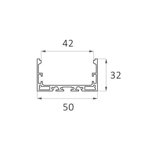 Алюминиевый профиль 4L-5032-S ANOD