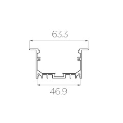 Алюминиевый профиль 4L-6332-V ANOD