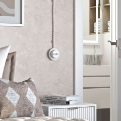 Переключатель/выключатель одноклавишный Vintage (белый матовый/хром)м) W5812050