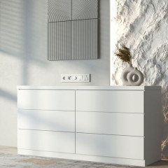 Рамка на 5 постов Slab (белый софт) W0052961