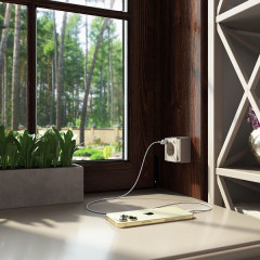 Розетка с заземлением, шторками и USB тип A+C Gallant (шампань рифленый) W5071710