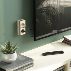 ТВ-розетка оконечная Gallant (шампань рифленый) W5083010