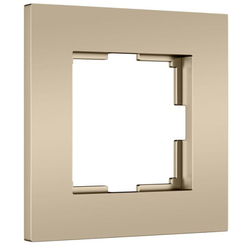 W0012911/ Рамка на 1 пост Slab (шампань софт) W0012911