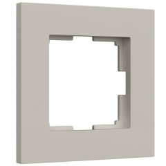 W0012917/ Рамка на 1 пост Slab (дымчатый софт) W0012917