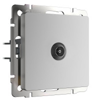 ТВ-розетка проходная серебряный W1184006