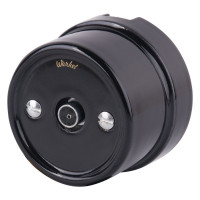 ТВ розетка  черный Ретро W5683008