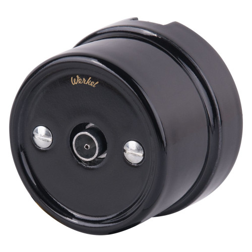 ТВ розетка  черный Ретро W5683008