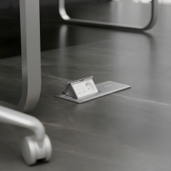 W1171160/ Модульная розетка с заземлением и шторками (белый) W1171160