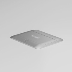 W8074065/ Выдвижной блок на 4 модуля (серебряный) W8074065