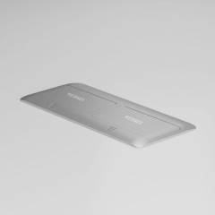 W8078065/ Выдвижной блок на 8 модулей (серебряный) W8078065