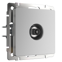 W1183006/ ТВ-розетка оконечная (серебряный) W1183006