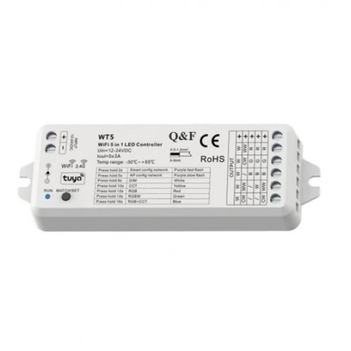 Wt5 Router WiFi контроллер QF WT5 (5в1) для светодиодных лент